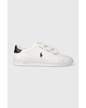 Polo Ralph Lauren sneakersy skórzane Hrt Crt 3Str kolor biały 809913461001