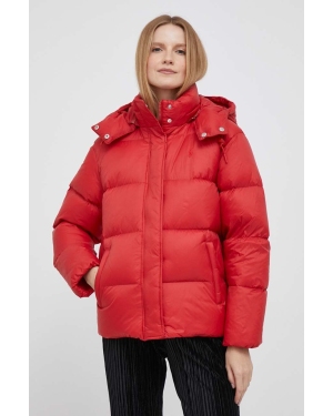 Polo Ralph Lauren kurtka puchowa damska kolor czerwony zimowa