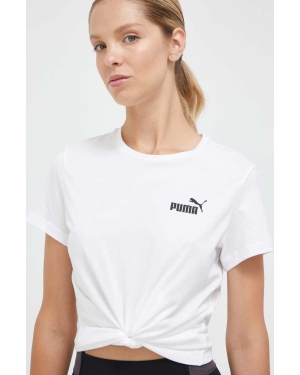 Puma t-shirt damski kolor biały