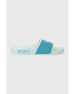 Roxy klapki x Lisa Andersen damskie kolor niebieski