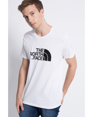The North Face t-shirt bawełniany Easy kolor biały z nadrukiem