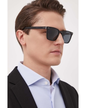 Tommy Hilfiger okulary przeciwsłoneczne męskie kolor czarny