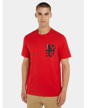 Tommy Hilfiger T-Shirt MW0MW32607 Czerwony Regular Fit