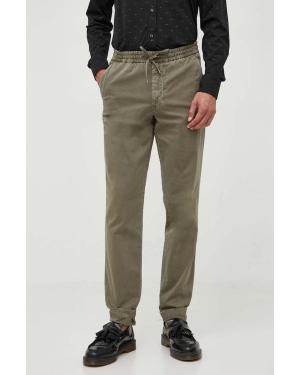 Tommy Hilfiger spodnie męskie kolor zielony proste