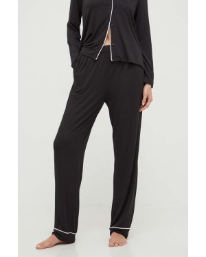 Tommy Hilfiger spodnie piżamowe damskie kolor czarny