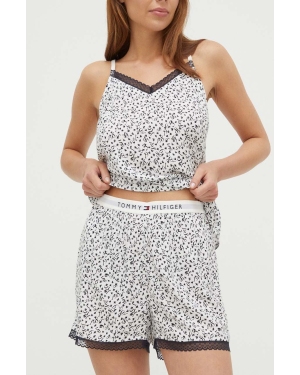 Tommy Hilfiger szorty piżamowe damskie kolor biały