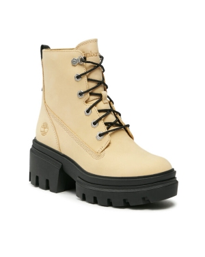 Timberland Botki Everleigh Boot 6In Laceup TB0A61PZEF61 Żółty