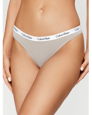 Calvin Klein Underwear Stringi 0000D1617E Szary