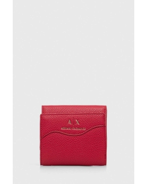 Armani Exchange portfel damski kolor różowy