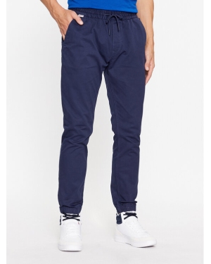 Tommy Jeans Spodnie materiałowe Scanton DM0DM17679 Granatowy Slim Fit
