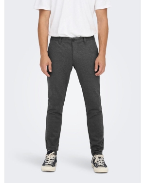 Only & Sons Chinosy 22022911 Szary Tapered Fit