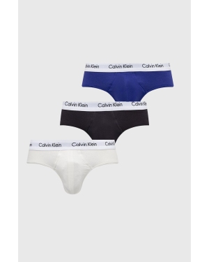 Calvin Klein Underwear slipy 3-pack męskie kolor granatowy