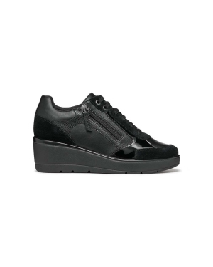 Geox sneakersy skórzane D ILDE C kolor czarny D36RAC 05422 C9999