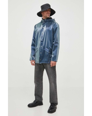 Rains kurtka przeciwdeszczowa 12010 Jackets kolor niebieski przejściowa