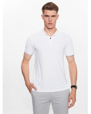 Guess Polo M3YP35 KBS60 Biały Slim Fit