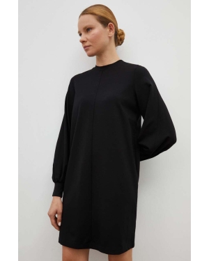 Drykorn sukienka kolor czarny mini prosta