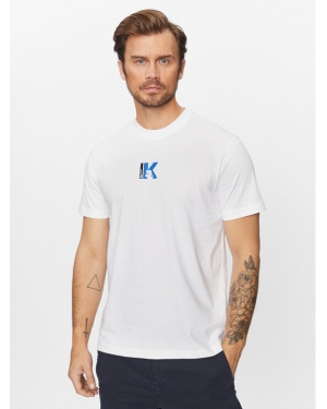 Karl Lagerfeld Jeans T-Shirt 235D1709 Biały Regular Fit