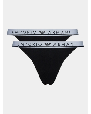 Emporio Armani Underwear Komplet 2 par stringów 164522 3F227 00020 Czarny