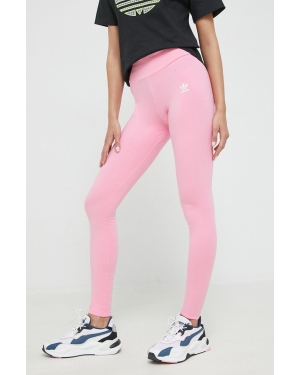 adidas Originals legginsy damskie kolor różowy gładkie HM1820-BLIPNK