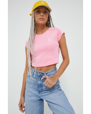adidas Originals t-shirt damski kolor różowy