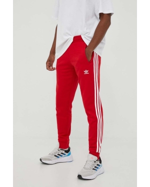 adidas Originals spodnie dresowe Adicolor Classics 3-Stripes Pants IM2111 kolor czerwony z aplikacją