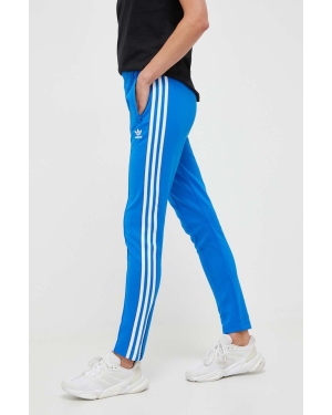 adidas Originals spodnie dresowe kolor niebieski z aplikacją