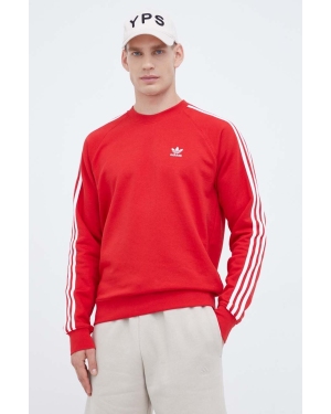 adidas Originals bluza męska kolor czerwony z aplikacją