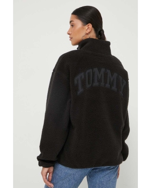 Tommy Jeans bluza damska kolor czarny gładka