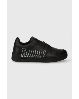 Tommy Jeans sneakersy TJM BASKET LOGO kolor czarny EM0EM01257