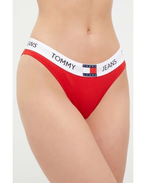 Tommy Jeans figi kolor czerwony