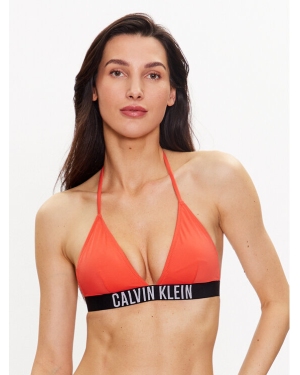Calvin Klein Swimwear Góra od bikini KW0KW01963 Pomarańczowy