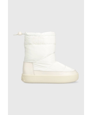 Tommy Jeans śniegowce TJW WINTER BOOT kolor biały EN0EN02252