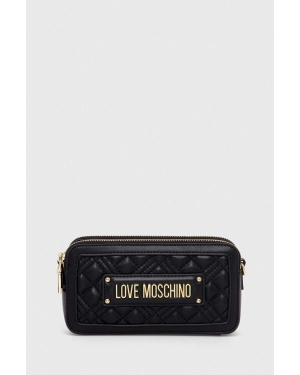 Love Moschino portfel damski kolor czarny