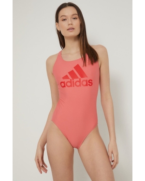 adidas Performance strój kąpielowy Big Logo HE3034 kolor różowy miękka miseczka