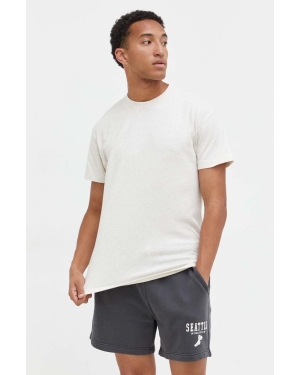 Abercrombie & Fitch t-shirt męski kolor szary melanżowy