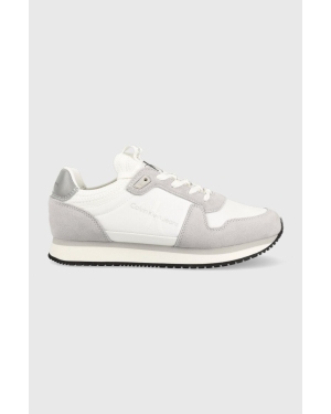 Calvin Klein Jeans sneakersy RUNNER SOCK LACEUP R kolor biały YW0YW01238