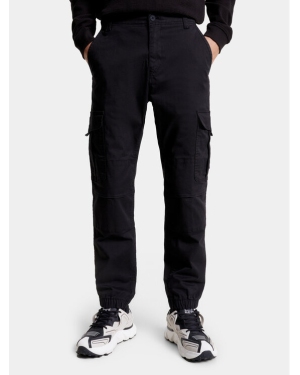 Tommy Jeans Spodnie materiałowe Ethan DM0DM17898 Czarny Relaxed Fit