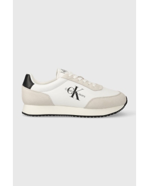 Calvin Klein Jeans sneakersy RETRO RUNNER SU-NY MONO kolor biały YM0YM00746