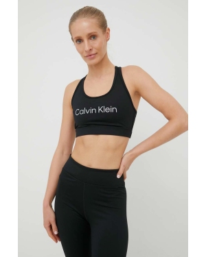 Calvin Klein Performance biustonosz sportowy CK Essentials kolor czarny