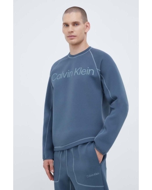 Calvin Klein Performance bluza treningowa kolor szary z nadrukiem