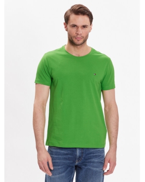 Tommy Hilfiger T-Shirt Stretch MW0MW10800 Zielony Extra Slim Fit