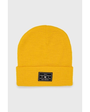 DC czapka kolor żółty