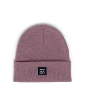 Herschel czapka 1001-0686-OS Abbott Beanie kolor różowy