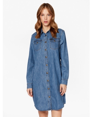 Lee Sukienka jeansowa L50DPLVK Niebieski Regular Fit