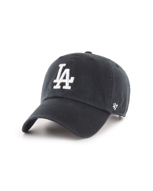 47brand Czapka z daszkiem MLB Los Angeles Dodgers kolor czarny z aplikacją B-RGW12GWS-BKJ