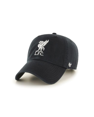 47brand Czapka z daszkiem EPL Liverpool kolor czarny z aplikacją