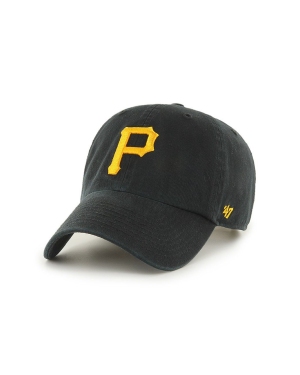 47brand Czapka MLB Pittsburgh Pirates kolor czarny z aplikacją