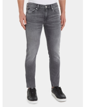 Calvin Klein Jeans Jeansy J30J323861 Szary Slim Fit