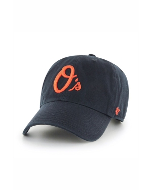 47brand czapka Baltimore Orioles kolor czarny z aplikacją