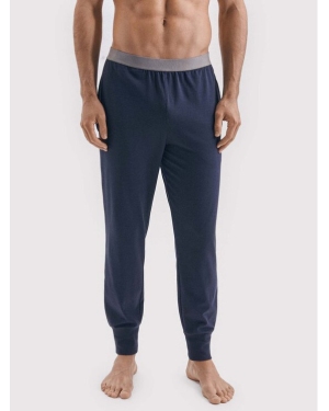 Seidensticker Spodnie piżamowe 12.120360 Granatowy Regular Fit